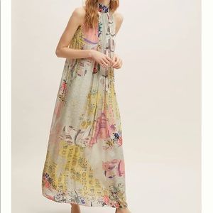 Anthro | Bhanuni by Jyoti floral printed dress